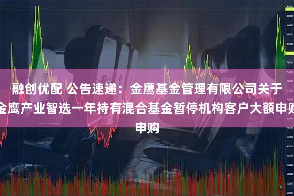 融创优配 公告速递：金鹰基金管理有限公司关于金鹰产业智选一年持有混合基金暂停机构客户大额申购