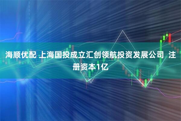 海顺优配 上海国投成立汇创领航投资发展公司  注册资本1亿