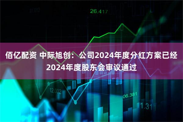 佰亿配资 中际旭创：公司2024年度分红方案已经2024年度股东会审议通过